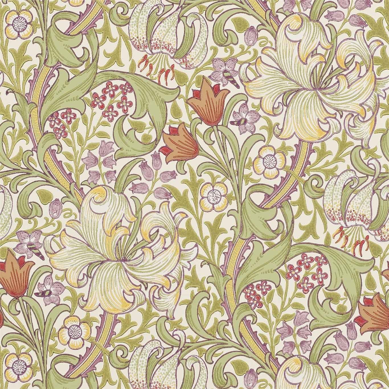 Tapeten Morris Golden Lily