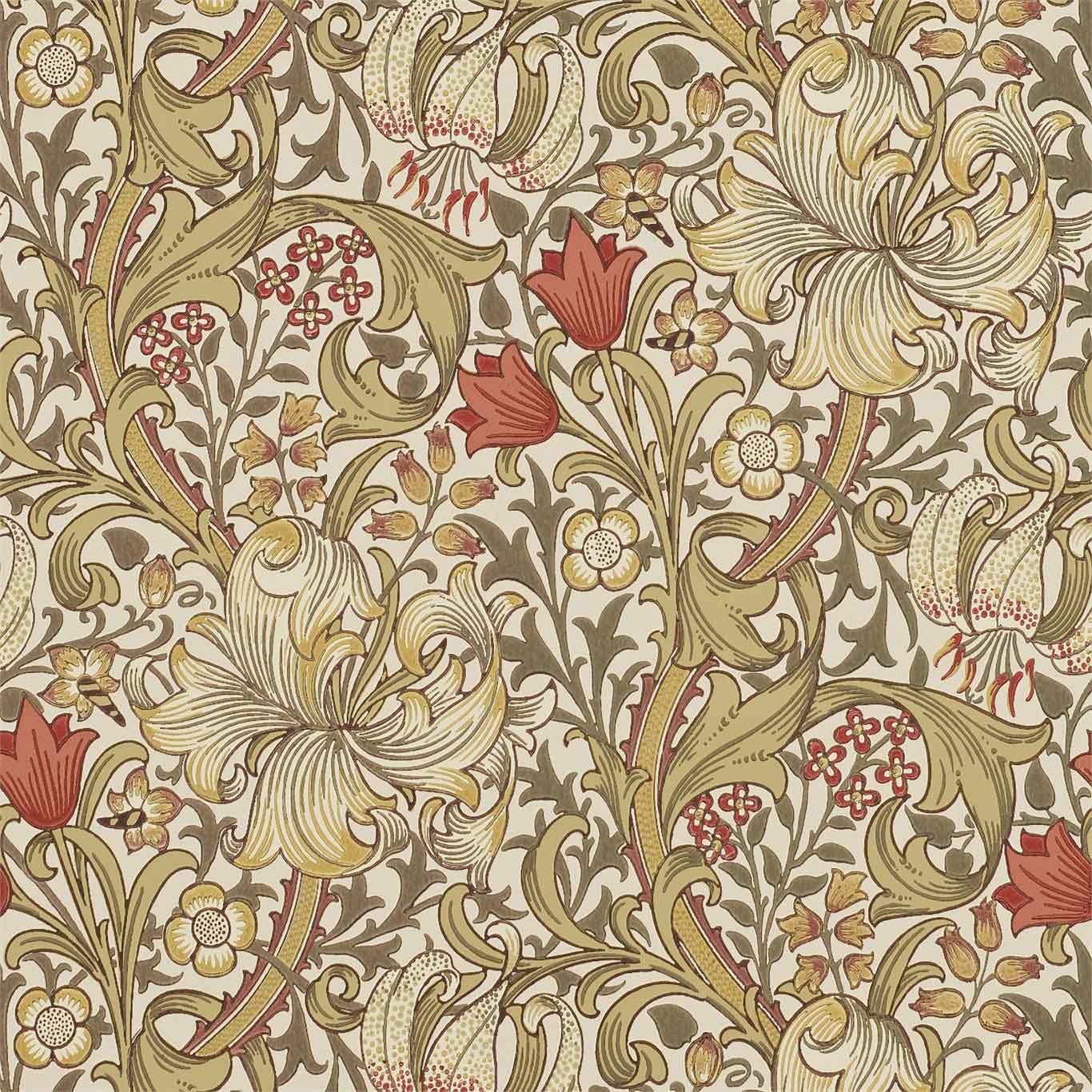 Tapeten Morris Golden Lily