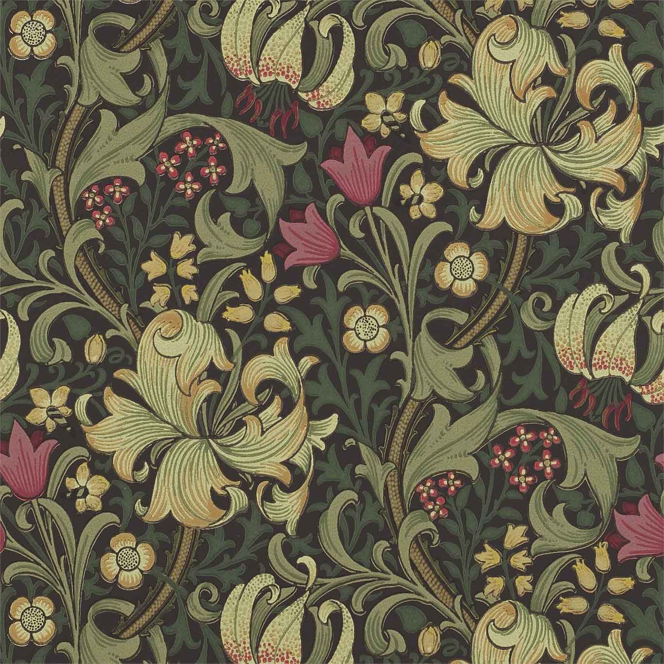 Tapeten Morris Golden Lily